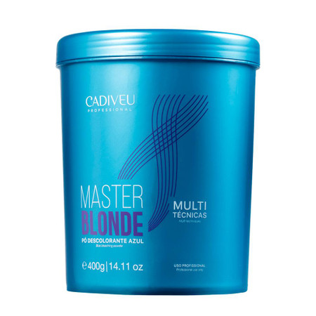 Cadiveu Pó Descolorante Master Blond Blue Bleaching Powder Multi Techniques 400g/14.1 oz Cadiveu Pó Descolorante Master Blond Blue Bleaching Powder Multi Techniques 400g/14.1 oz