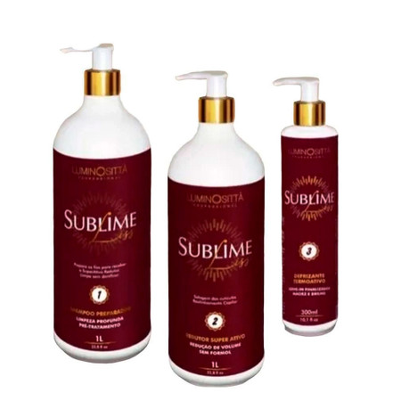 Luminosittá Sublime Liss Progressive 3 Steps - Formaldehyde Free Luminosittá Sublime Liss Progressive 3 Steps - Formaldehyde Free