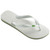 Havaianas White Flip Flop with the Brazilian Flag – Size 9/10