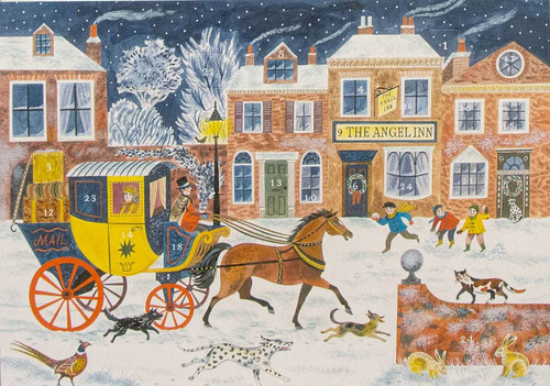 The Angel Inn advent calendar card