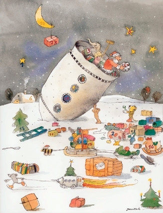 Christmas Rocket advent calendar