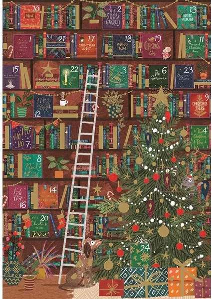 Festive Bookcase advent calendar