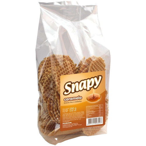 Snapy Caramel Wafer Cookies 250g crunchy caramel wafer biscuits