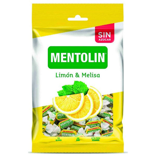 Lemon and Melissa Menthol Candies 100 g gluten free cooling sweets citrus herbal throat candy hard candy sweets
