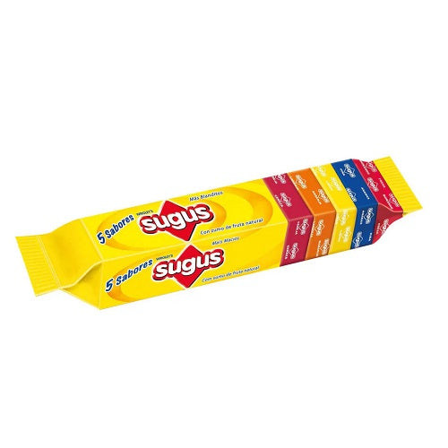 sugus fruit caramels 45g chewy sweets individually wrapped fruit chews