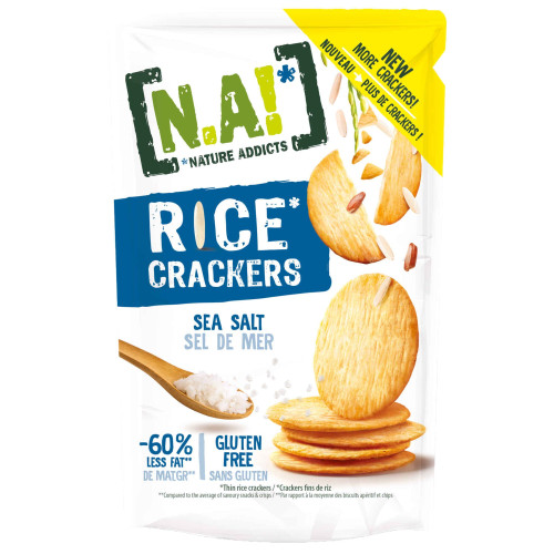 Nature Addicts Gluten-Free Rice Crackers with Salt 85g