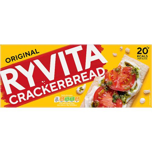 Ryvita Crackerbread Original 200g light crisp bread alternative savoury snack