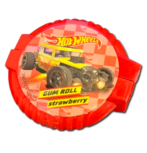 hot wheels strawberry gum roll 15g bubblegum tape rolled chewing gum kids novelty candy