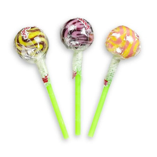 funky swirl lollipops 10 units colourful spiral candy suckers novelty sweets