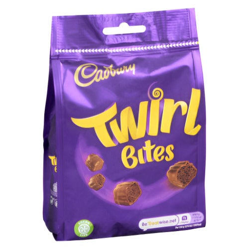 Cadbury Twirl Bites 85g flaky mini milk chocolate bites