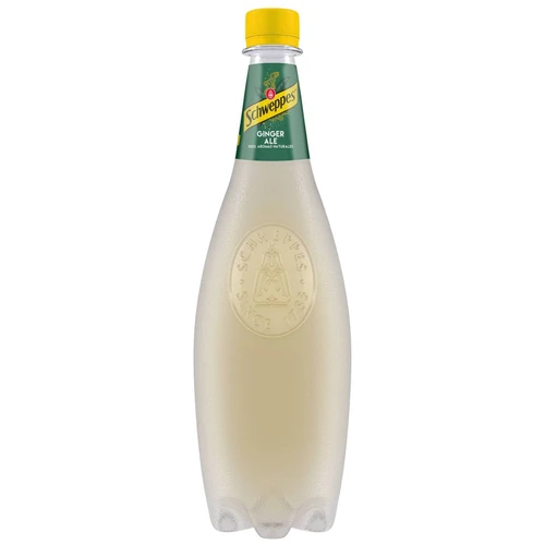 Schweppes Ginger Ale Carbonated Soft Drink 1L fizzy ginger soda bottle
