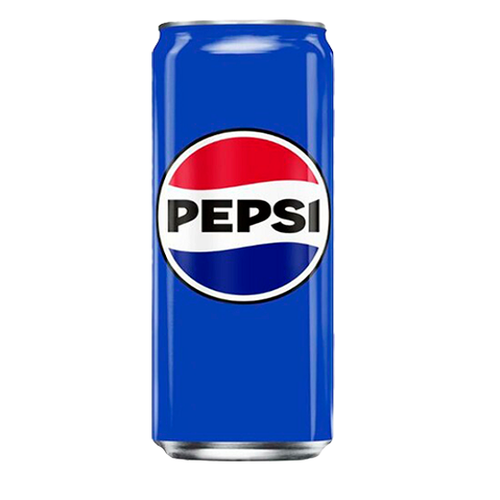 Pepsi Cola Carbonated Soft Drink 330ml can classic fizzy cola beverage