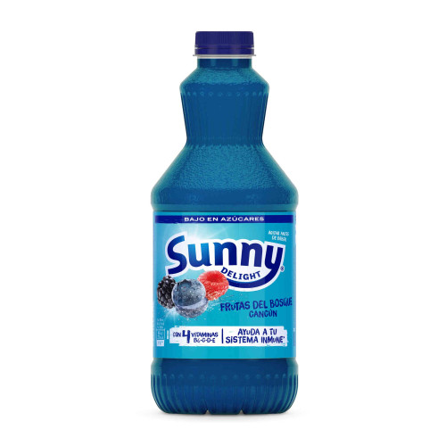Sunny Delight Blue Raspberry Non Carbonated Soft Drink 1.25L fruity still beverage bottle
