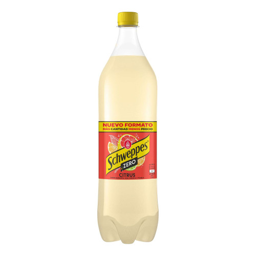 Schweppes citrus sugar free 1.5L plastic bottle mixed citrus carbonated soft drink refreshing soda