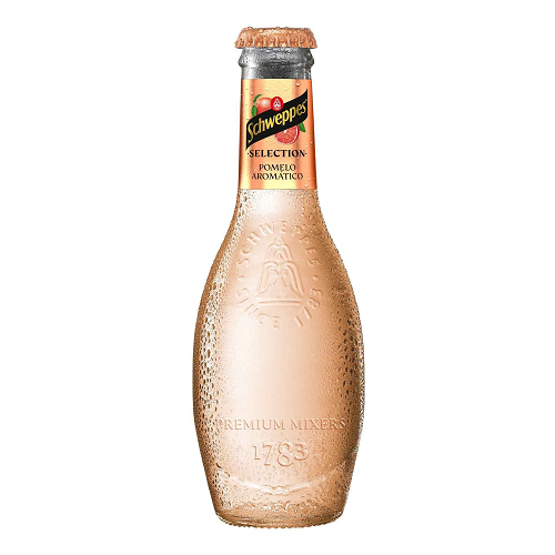 Schweppes grapefruit tonic water 200ml glass bottle citrus carbonated mixer soft drinks carbonated