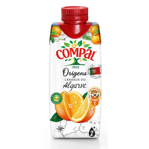 Compal Origens Algarve Orange Nectar Juice 300ml citrus fruit drink beverage