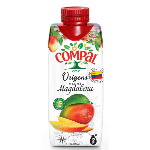 Compal Origens Mango Nectar Juice 300ml tropical mango drink fruit juice beverage