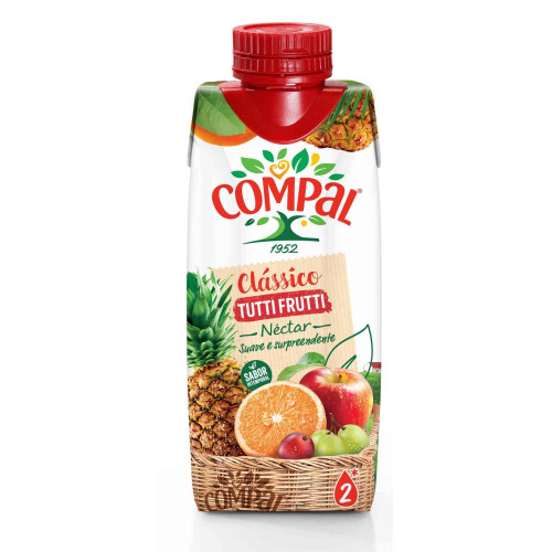 Compal Classic Tutti Frutti Nectar 300ml mixed fruit juice drink smooth beverage