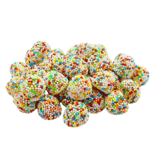Multicolour blackberry sugar gummies sold by weight for pick and mix
