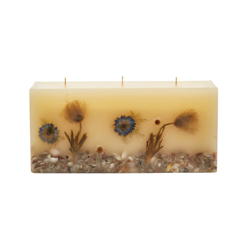 Rosy Rings Signature Collection Brick Botanical Candle – Beach Daisy