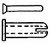 Two-Piece Nylon Fastener for use with Edge Connector Assembly