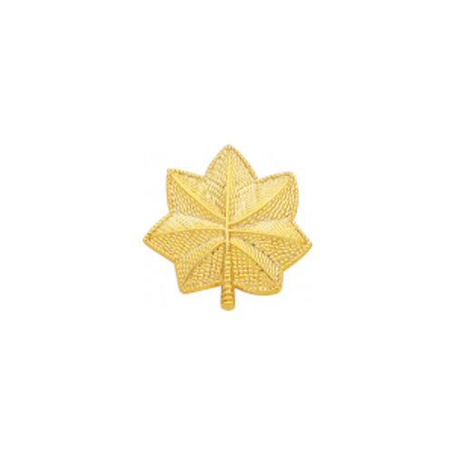 SMITH & WARREN OAK LEAF LARGE, GOLD - PAIR