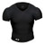 UNDER ARMOUR MEN'S TACTICAL HEATGEAR COMPRESSION V-NECK SHIRT BLACK MEDIUM
