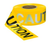 PRESCO 3 X 1000' 2.2 MIL YELLOW BARRICADE TAPE CAUTION - SINGLE ROLL