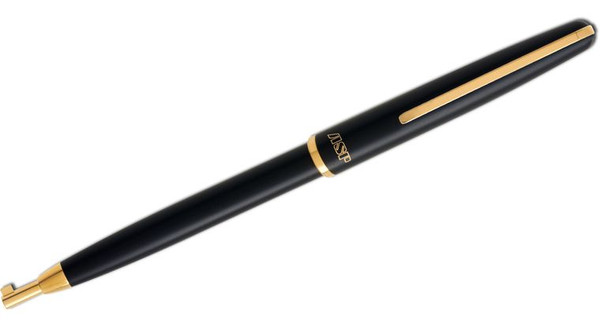 ASP LOCKWRITE PEN KEY, TWIST GOLD ACCENTS