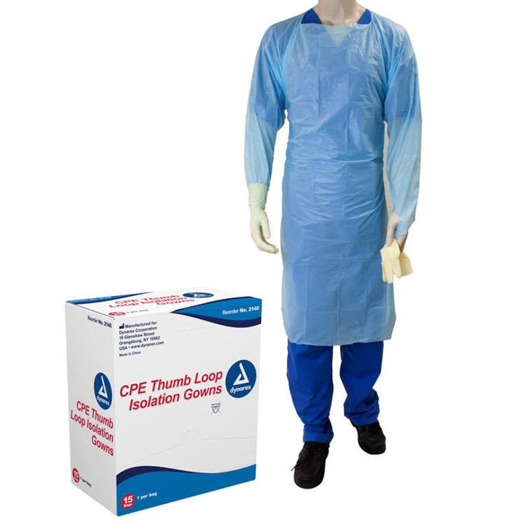 Isolation Gowns (Blue) Box of 15