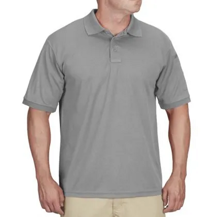 Men's Uniform Polo - Short Sleeve Grey size Small New Without Tags