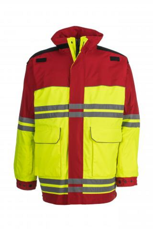 VIZGUARD® Two-Tone Responder EMS Parka Red and Yellow