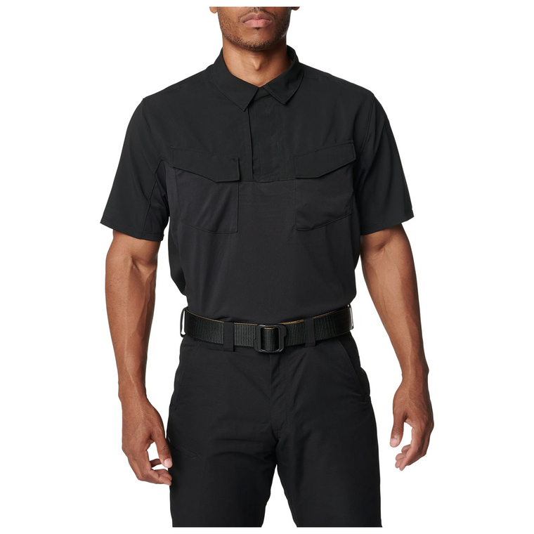 Reflex Short Sleeve Polo, Black