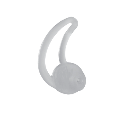 Translucent Ears FIN ULTRA LEFT MEDIUM SEMI-TRANSLUCENT SKELETON EAR-TIP
