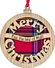 Custom Merry Christmas Bauble | X01C