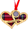 Custom Twin Hearts Lucky Sixpence | LS00