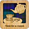 Time For a Cuppa Square Coaster | LCR33