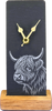 Highland Cow Slate Mantel Clock | SOC13