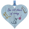 One Cat Short Hanging Heart | PH05 (6 Pack)