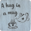 Hug in a Mug Engraved Coaster | PR17 (6 Pack)