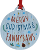 Merry Christmas Fannybaws Hanger (6 Pack) | PX21