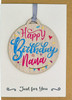 Nana Happy Birthday Card with Gift | AB06 (5 Pack)