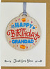 Grandad Happy Birthday Card with Gift | AB07 (5 Pack)