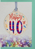 Happy 40th Birthday Card with Gift | AB40 (5 Pack)