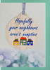 Neighbours Aren't Numpties Card with Gift | AL18 (5 Pack)