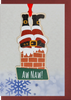 Santa Chimney Card with Gift | AX04 (5 Pack)