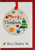 Merry Christmas Card with Gift | AX23 (5 Pack)