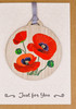 Poppies Card with Gift | AA05 (5 Pack)