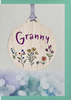 Granny Wildflower Card with Gift | AL24 (5 Pack)