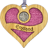 England Heart - Lucky Sixpence | LS401M